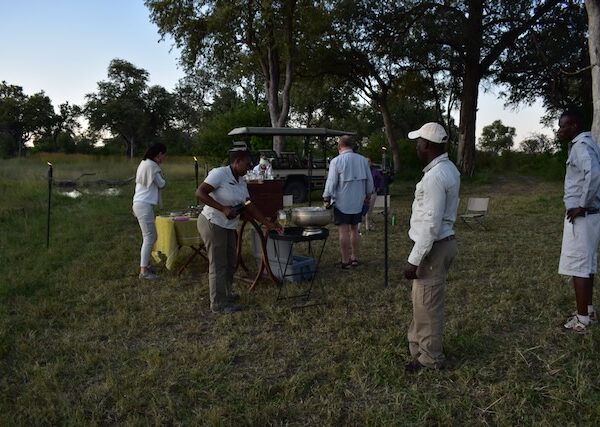 Drinks am Fluß Botswana