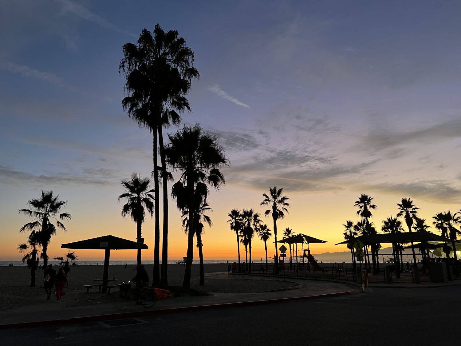 Sonnenuntergang Venice Beach Los Angeles